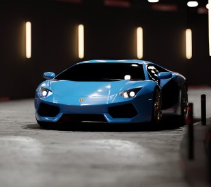 Визуализация автомобиля Lamborghini 